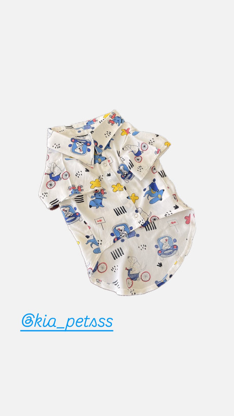 پیراهن نخی سگ